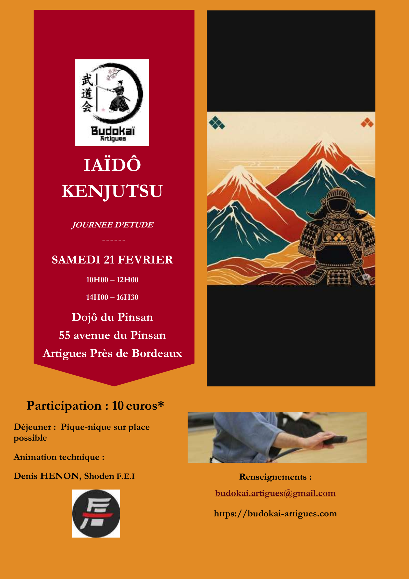 Stage Privé, Denis HENON, Artigues-près-Bordeaux (33), 21/02/2026