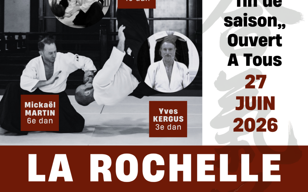 Stage Ouvert A tous, Fin de saison, La Rochelle (17), 27/06/2026