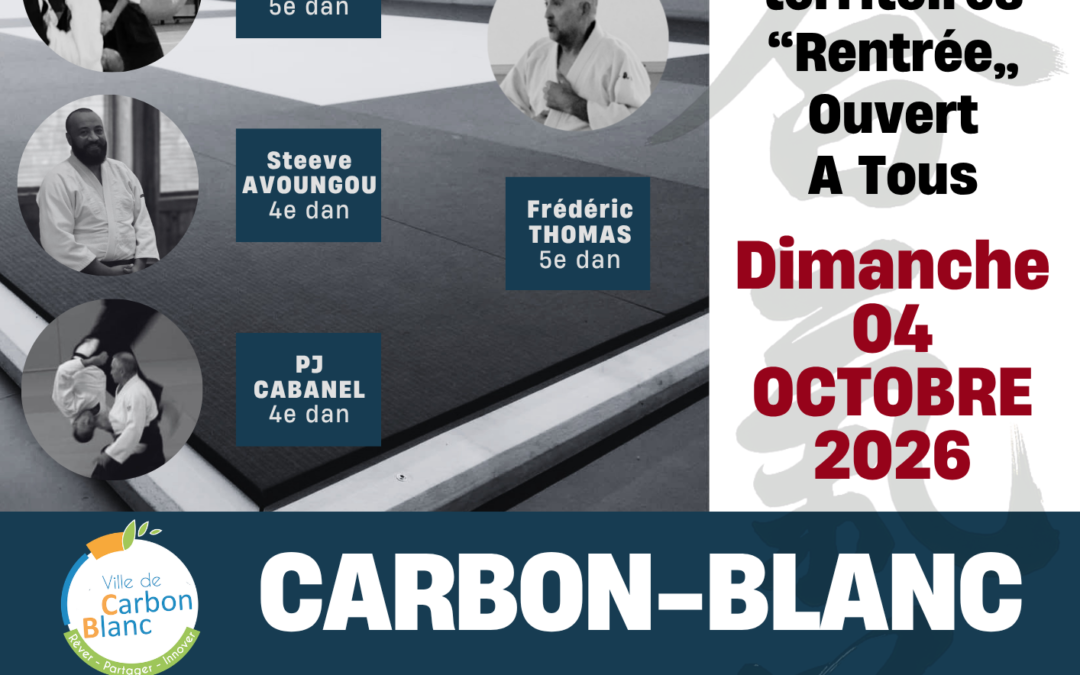 Stage Ouvert à Tous, stage des territoires, « Début de saison », Carbon-Blanc (33), 04/10/2026