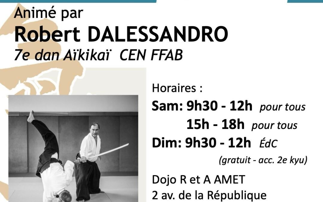 CID LIMOUSIN Stage CEN Ouvert A tous & Ecole des Cadres, Robert DALESSANDRO, Isle (87), 25 & 26/04/2026