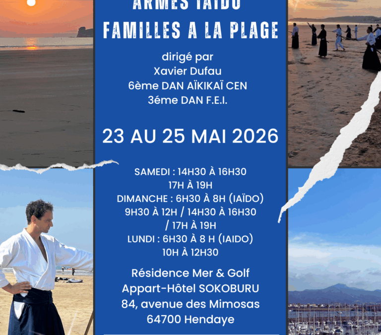 Stage Privé, Xavier DUFAU, Hendaye (64), 23-24 & 25/05/2026